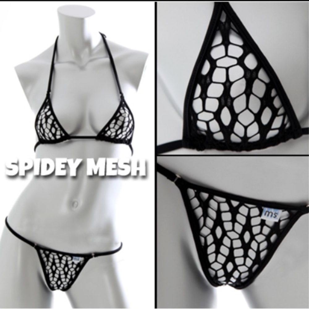 Malibu Strings Spidey Mesh bikini